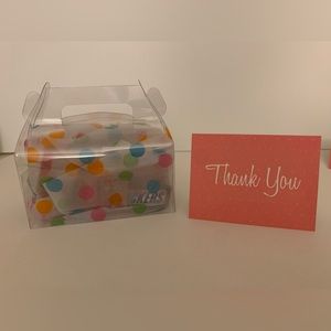 THANK YOU GIFT BOX Gummies KitKat Chocolate Chip Cookies Hershey Choc CARD & BOW